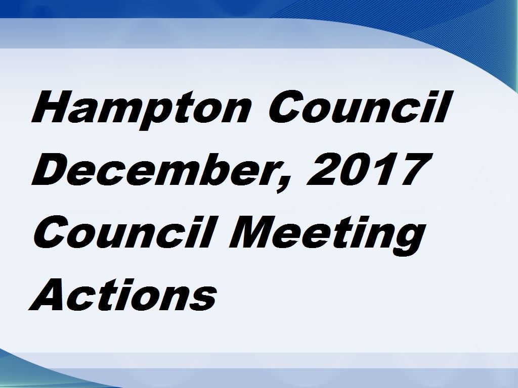 Council December Actions
