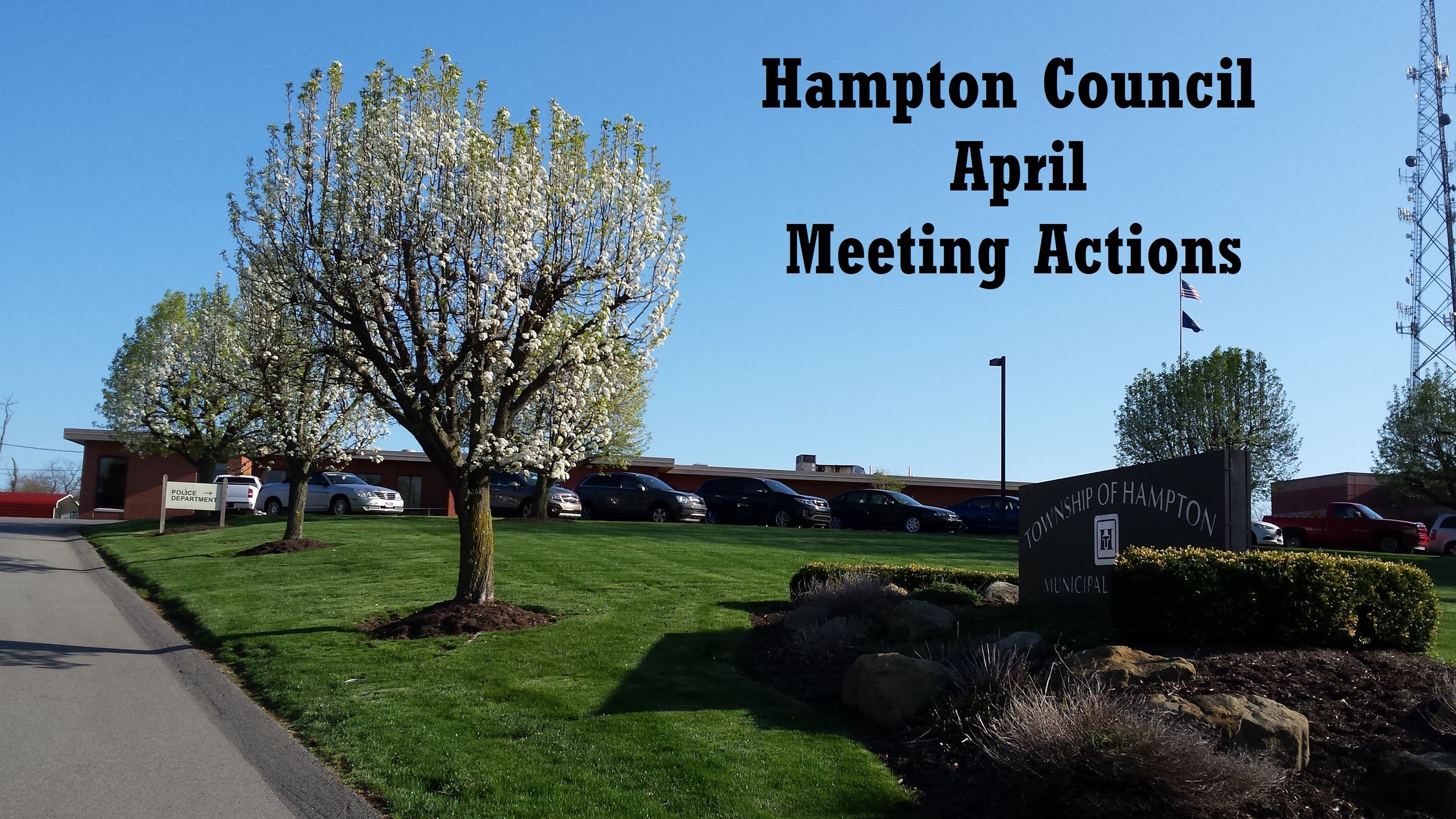 April Council actions