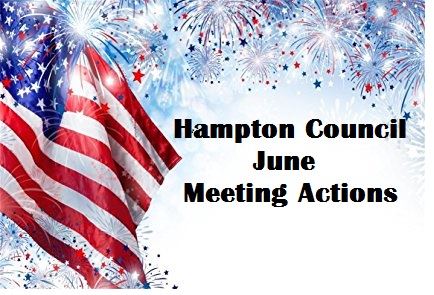 July 4th_ - June Council agenda matters