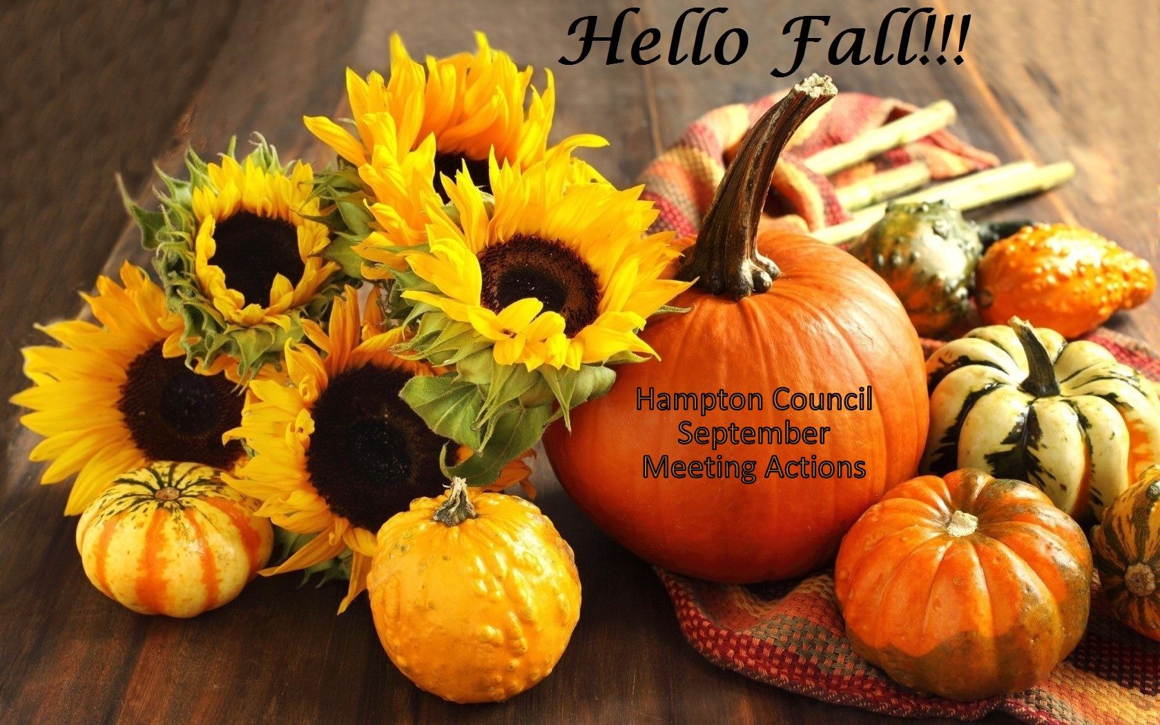 Council sept actions Fall 1