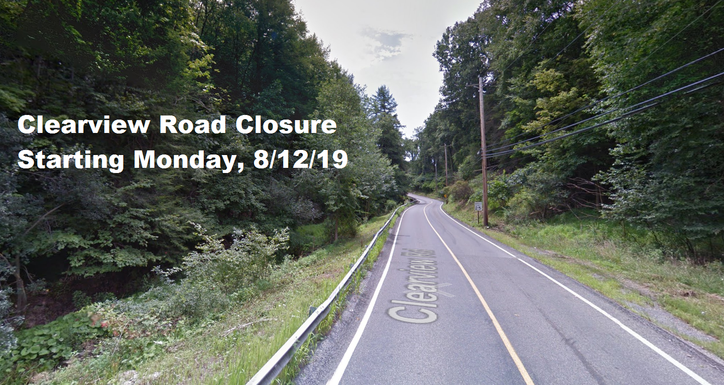 Clearview Road closure