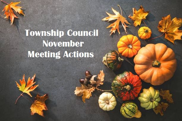 Council mtg November actions