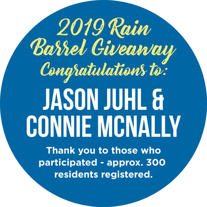 Rain Barrel Giveaway Winners 2019