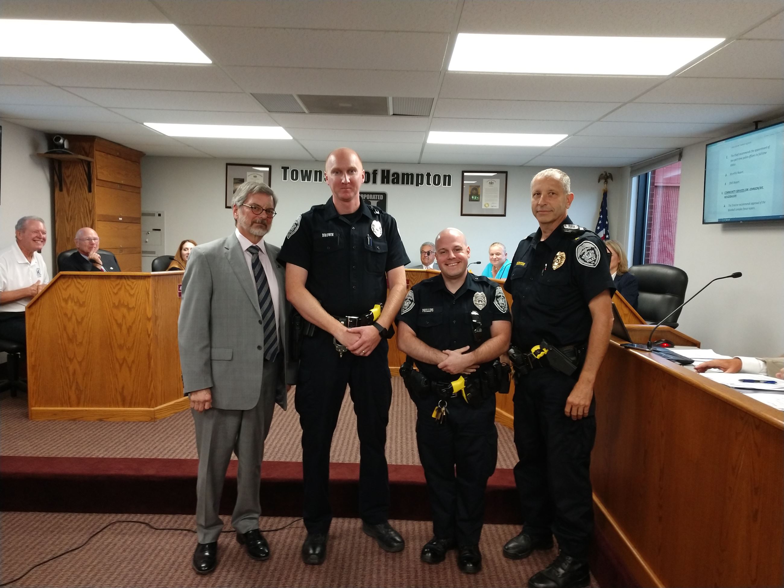 Police appt - Brown and Phillips 7-24-19