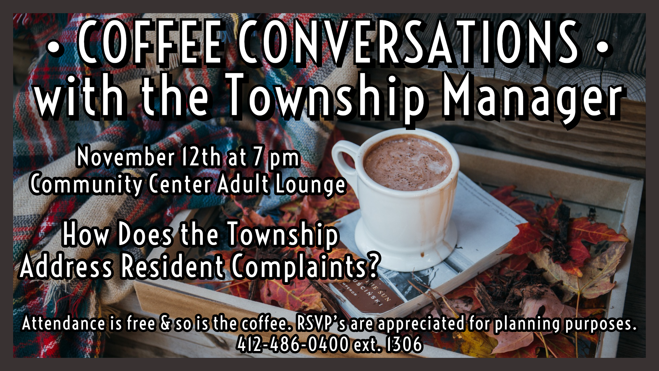 Coffee Conversations - November change